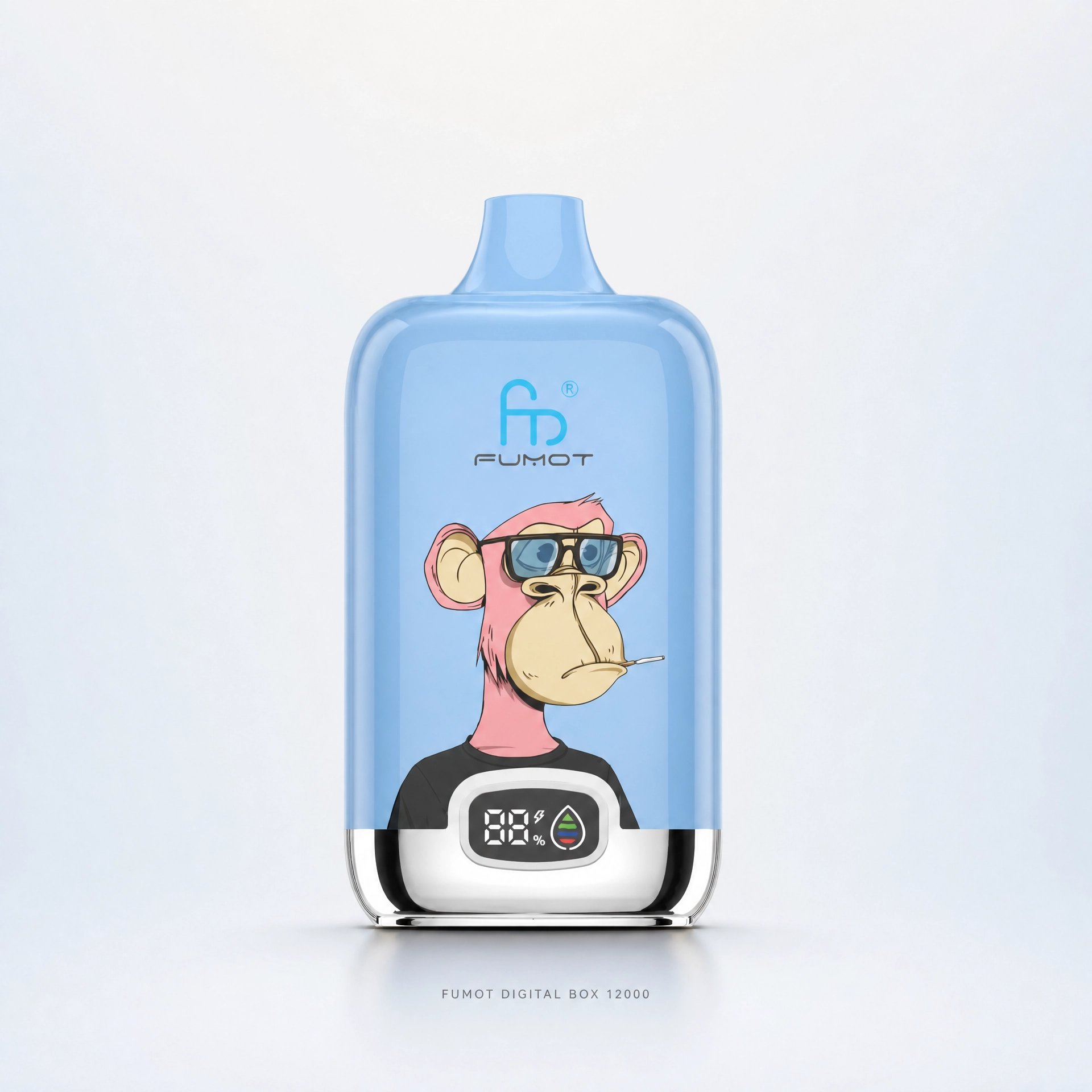 Fumot Digital Box 12000 Disposable Vape, 12,000 Puffs, 20 ml