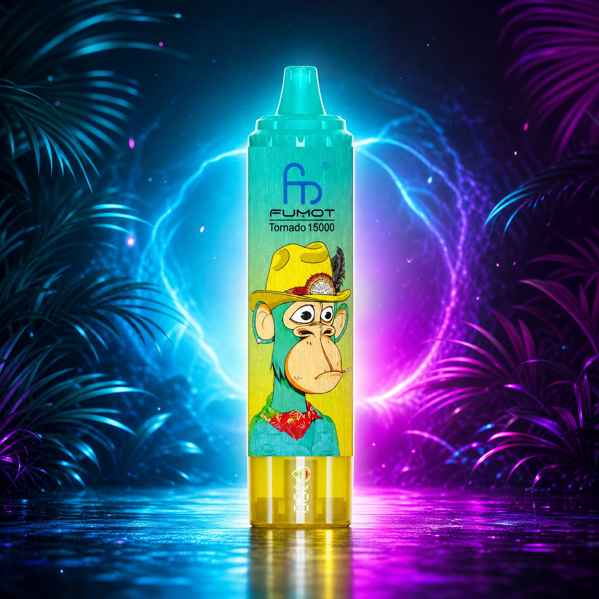 Fumot Tornado 15000 Mesh Disposable Vape, 15,000 Puffs, 25 ml