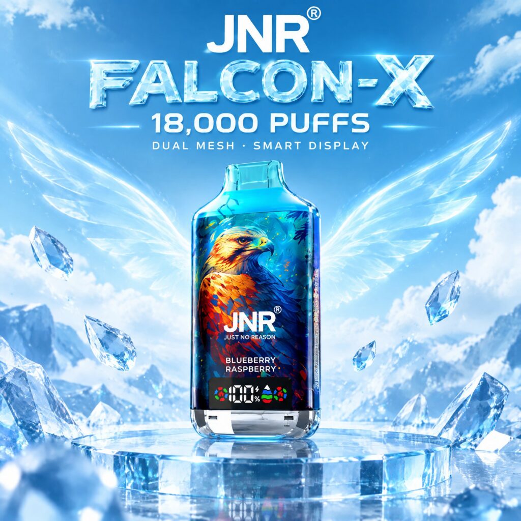 JNR Falcon-X 18000 Dual Mesh Disposable Vape, 18,000 Puffs, 24 ml