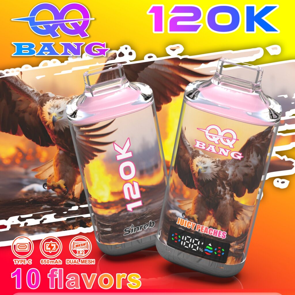 QQ BANG 120K Puffs Crystal Disposable Vape, 120,000 Puffs, 40 ml