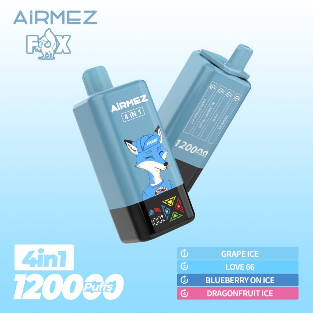 AIRMEX FOX 120K 4-in-1 Disposable Vape, 120,000 Puffs
