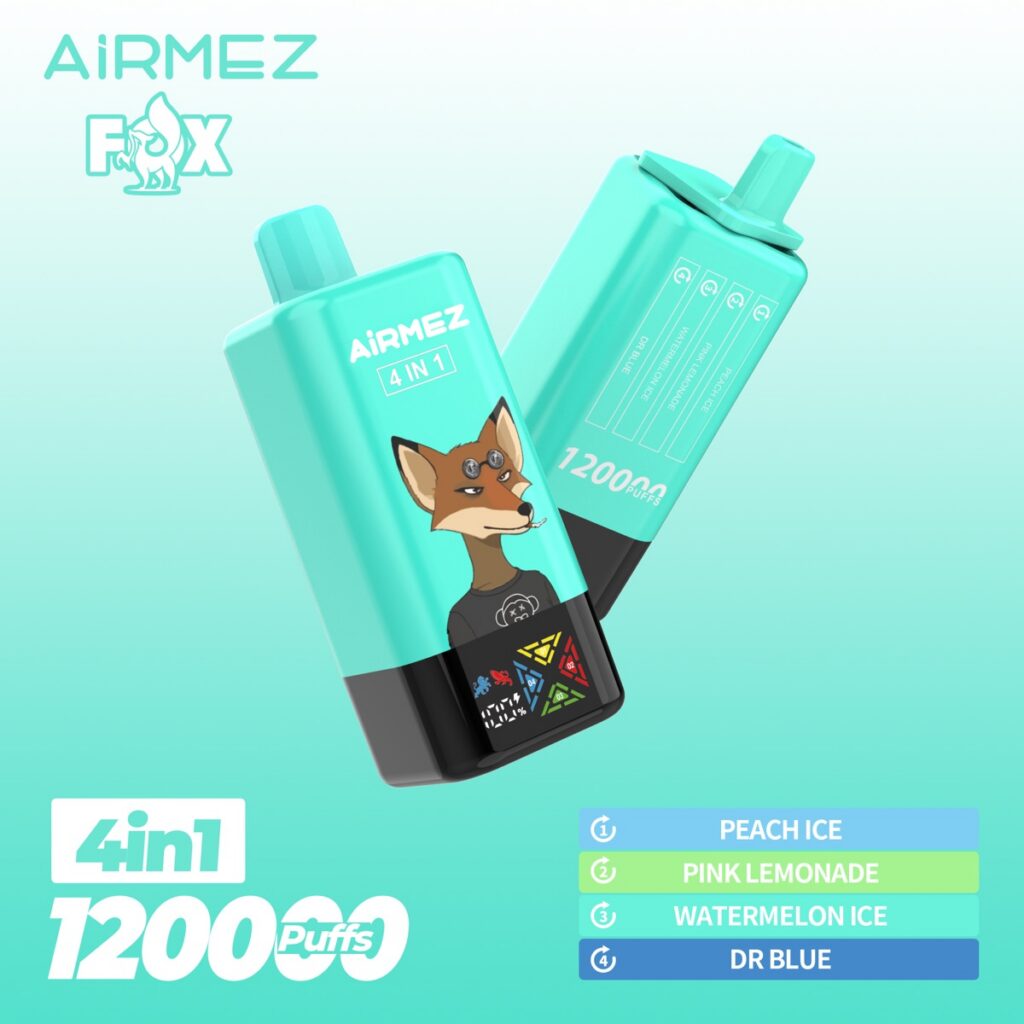 AIRMEX FOX 120K 4-in-1 Disposable Vape, 120,000 Puffs