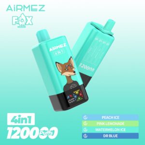 AIRMEX FOX 120K 4-in-1 Disposable Vape, 120,000 Puffs