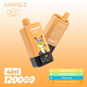AIRMEX FOX 120K 4-in-1 Disposable Vape, 120,000 Puffs