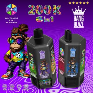 BANG BLAZE 200K 6-in-1 Disposable Vape, 200,000 Puffs