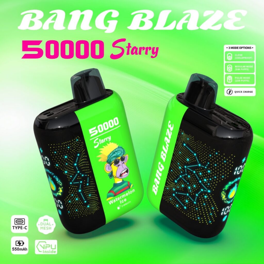 BANG BLAZE 50K Starry Disposable Vape, 50,000 Puffs