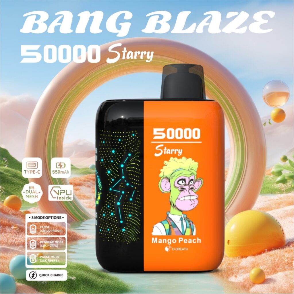 BANG BLAZE 50K Starry Disposable Vape, 50,000 Puffs