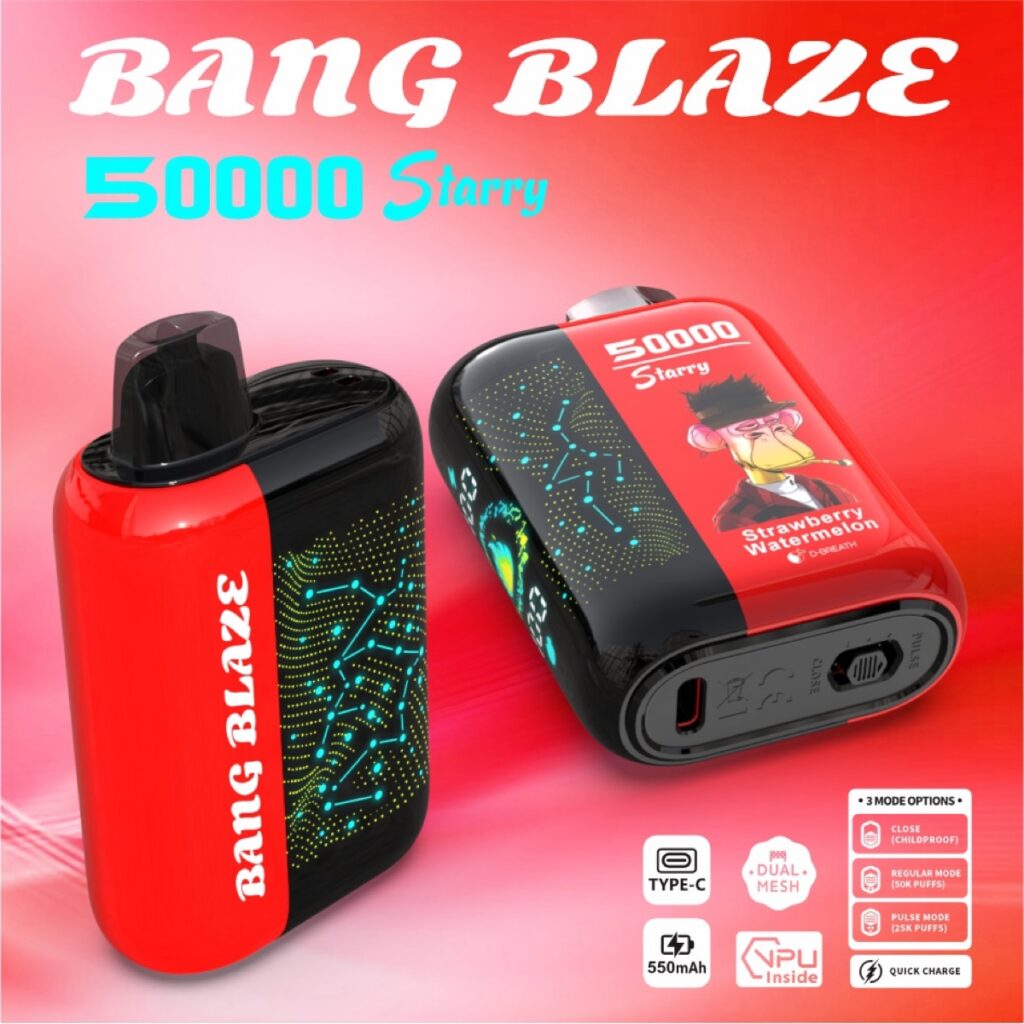 BANG BLAZE 50K Starry Disposable Vape, 50,000 Puffs