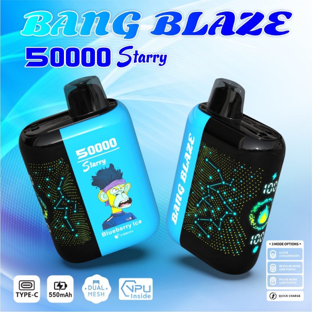 BANG BLAZE 50K Starry Disposable Vape, 50,000 Puffs