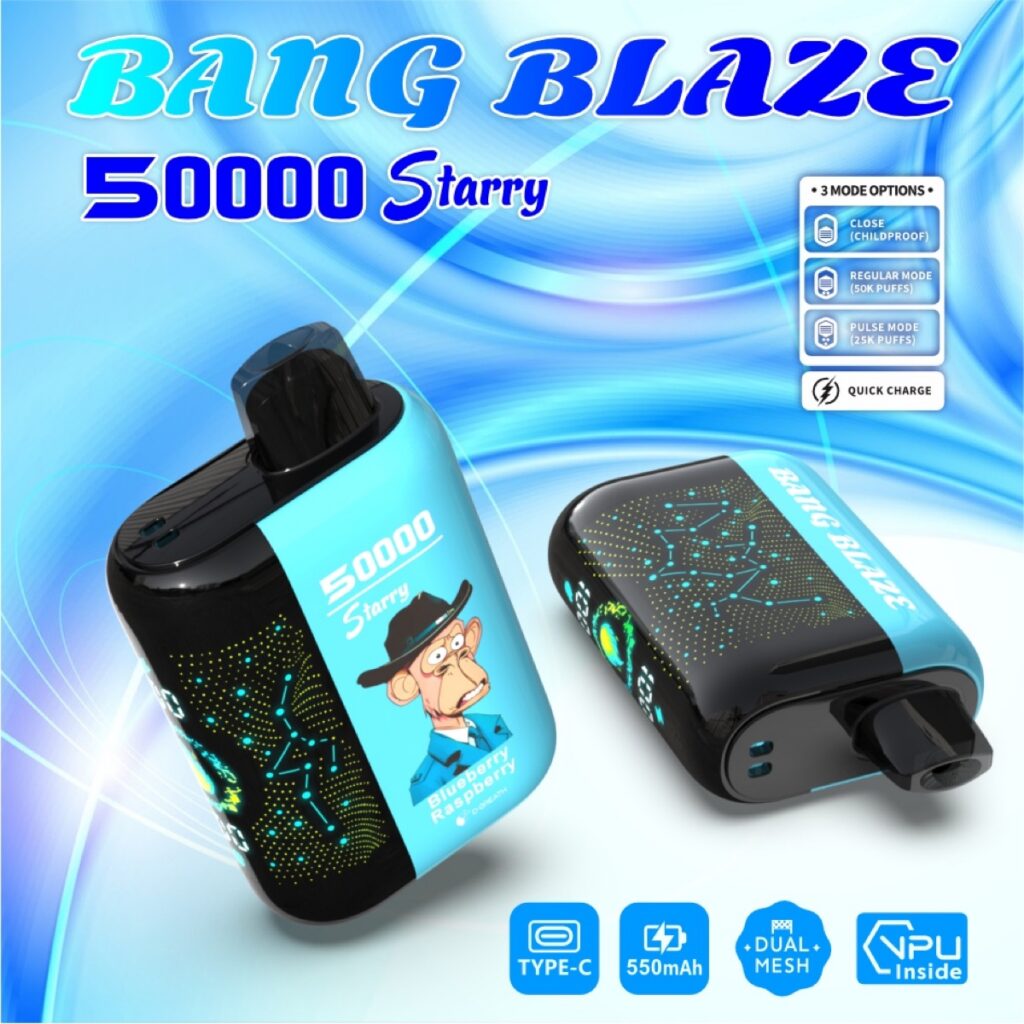 BANG BLAZE 50K Starry Disposable Vape, 50,000 Puffs