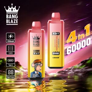 BANG BLAZE 60K 4-in-1 Disposable Vape, 60,000 Puffs