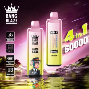BANG BLAZE 60K 4-in-1 Disposable Vape, 60,000 Puffs