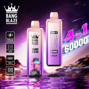 BANG BLAZE 60K 4-in-1 Disposable Vape, 60,000 Puffs