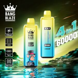 BANG BLAZE 60K 4-in-1 Disposable Vape, 60,000 Puffs