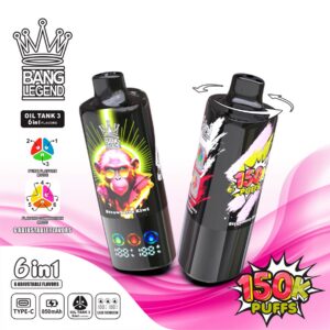 BANG LEGEND 150K 6-in-1 Disposable Vape, 150,000 Puffs
