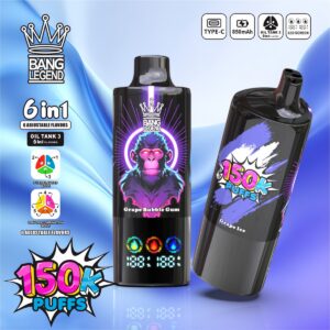 BANG LEGEND 150K 6-in-1 Disposable Vape, 150,000 Puffs