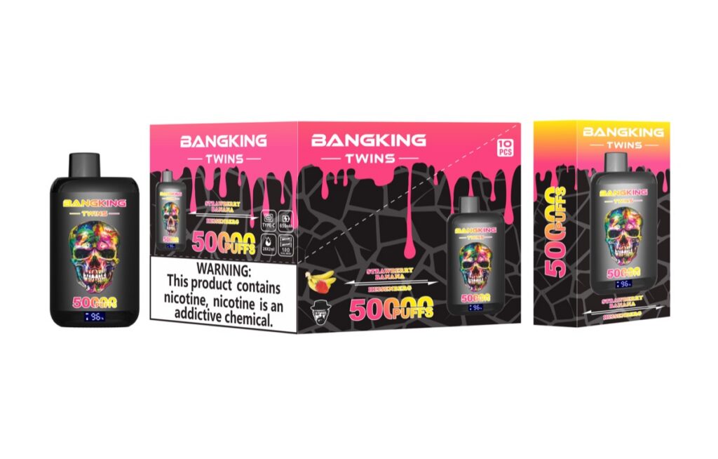 BANGKING TWINS 50K 2-in-1 Disposable Vape, 50,000 Puffs