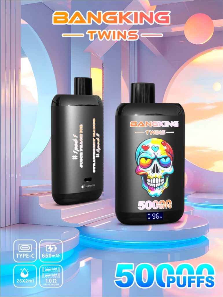 BANGKING TWINS 50K 2-in-1 Disposable Vape, 50,000 Puffs