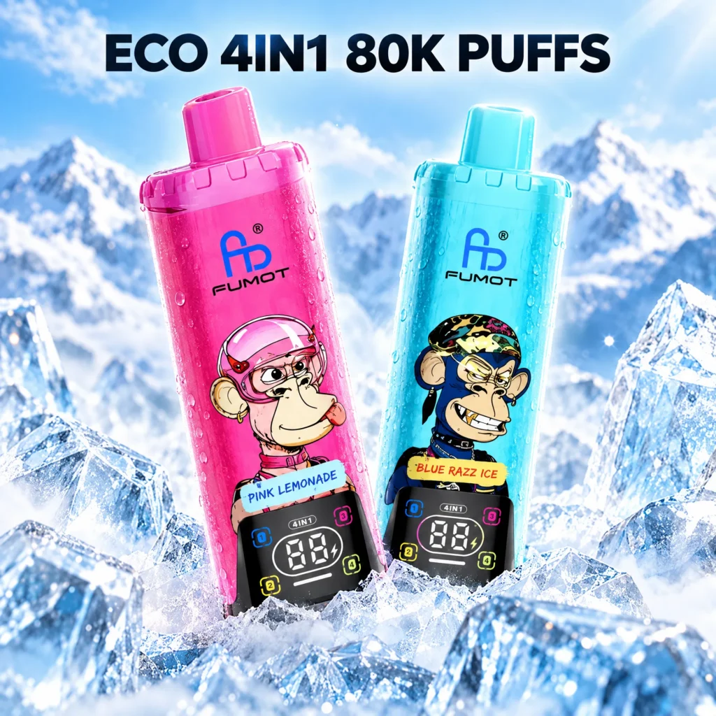 Fumot ECO 4in1 80K Disposable Vape, 80,000 Puffs, 26 ml