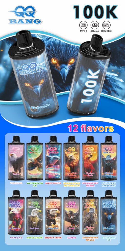 QQ BANG 100K Hookah Vape, 100,000 Puffs