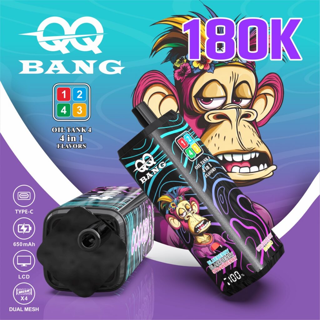QQ BANG 180K Hookah Vape, 180,000 Puffs