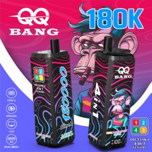 QQ BANG 180K Hookah Vape, 180,000 Puffs