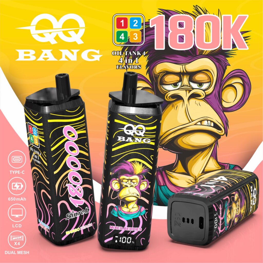 QQ BANG 180K Hookah Vape, 180,000 Puffs