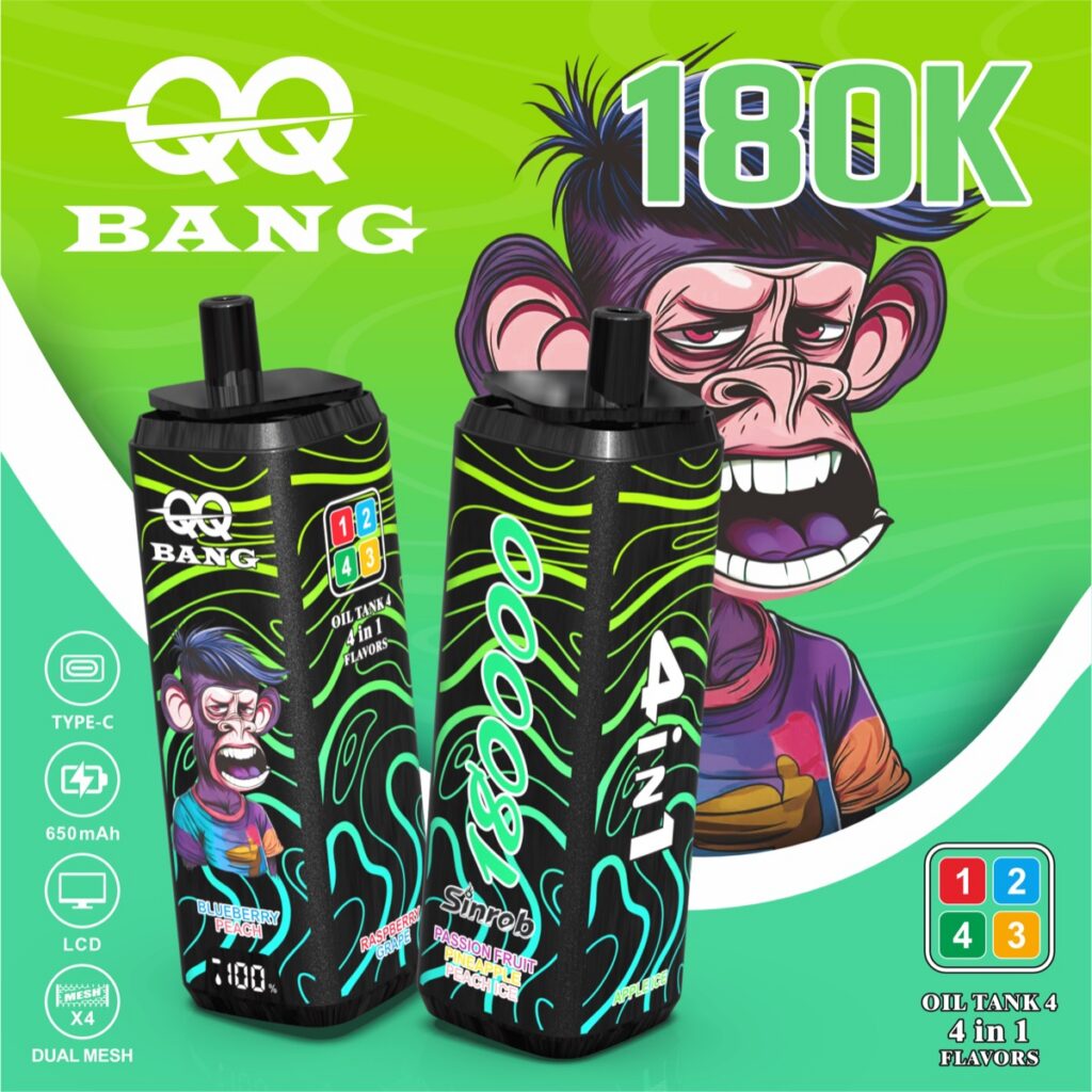 QQ BANG 180K Hookah Vape, 180,000 Puffs